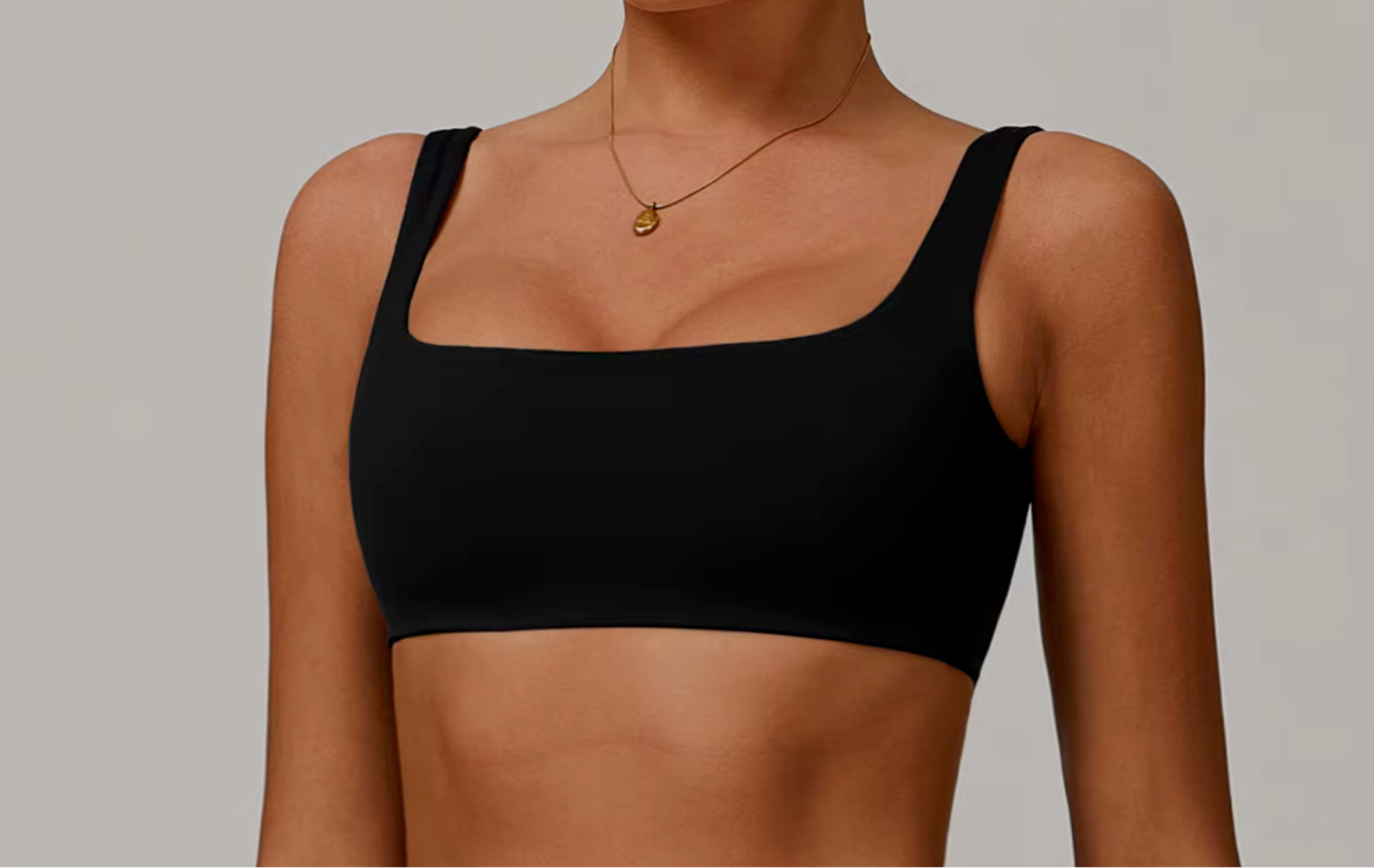 Square Neck Sports Bra